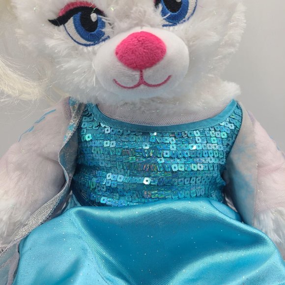 Build A Bear Frozen Elsa with Wig Dress and Black Boots Disney - Picture 3 of 7
